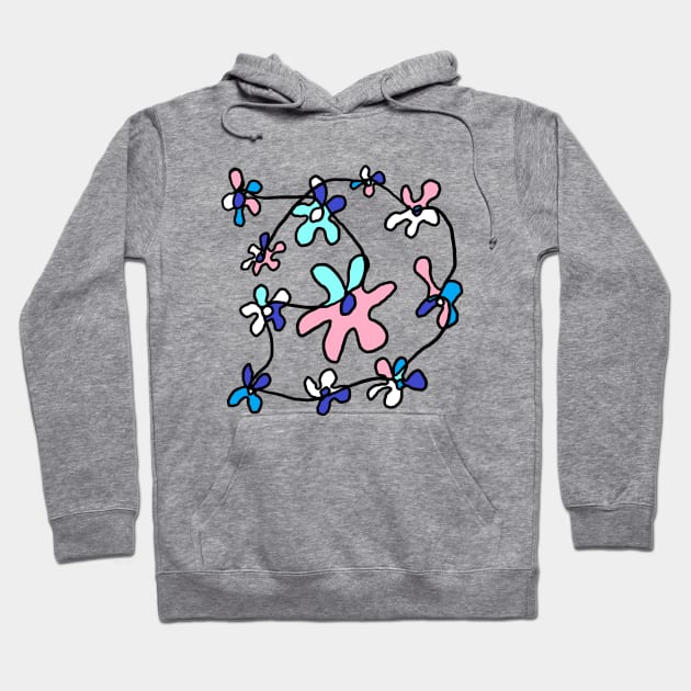 one line drawing flowers Hoodie by zzzozzo